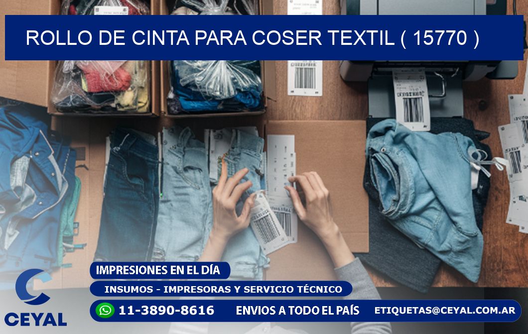 ROLLO DE CINTA PARA COSER TEXTIL ( 15770 )