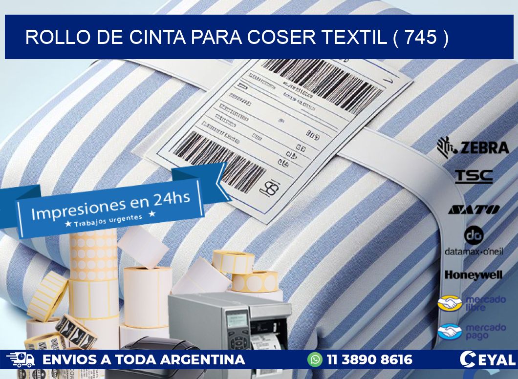 ROLLO DE CINTA PARA COSER TEXTIL ( 745 )