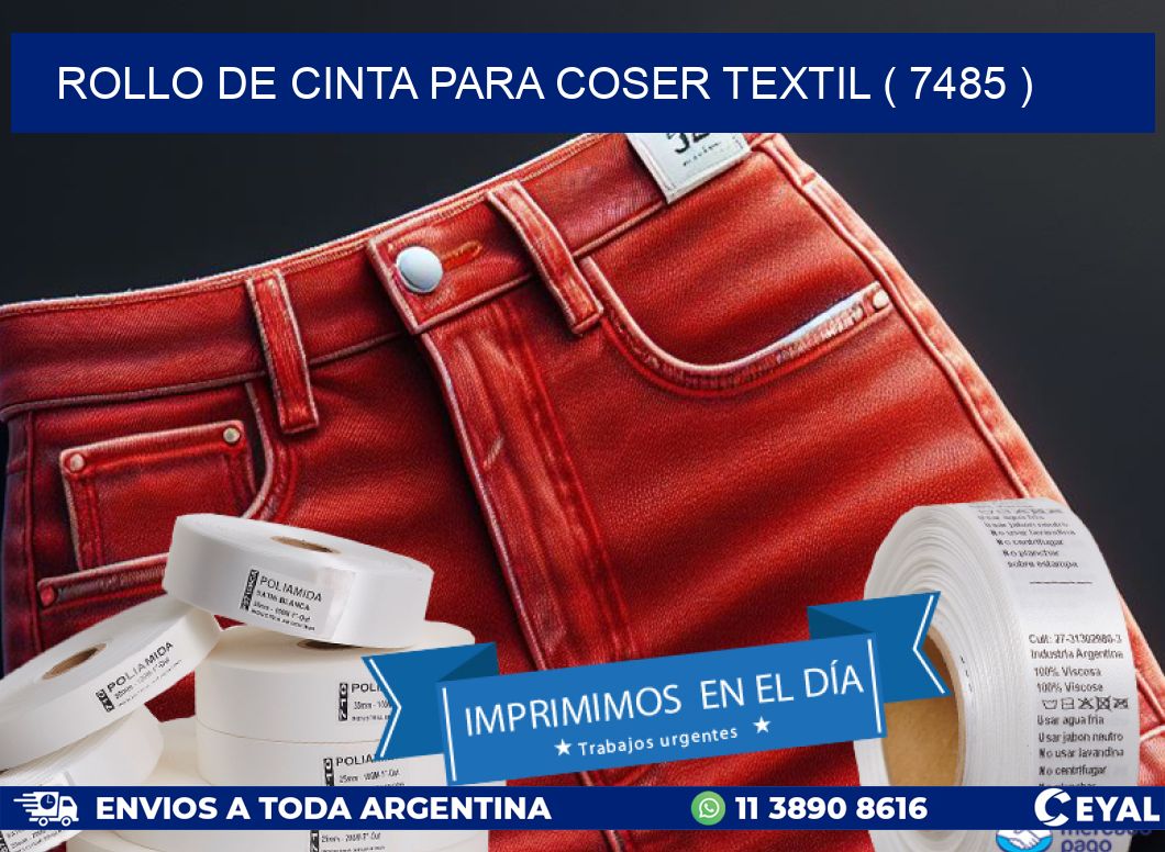 ROLLO DE CINTA PARA COSER TEXTIL ( 7485 )