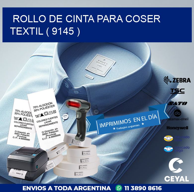 ROLLO DE CINTA PARA COSER TEXTIL ( 9145 )
