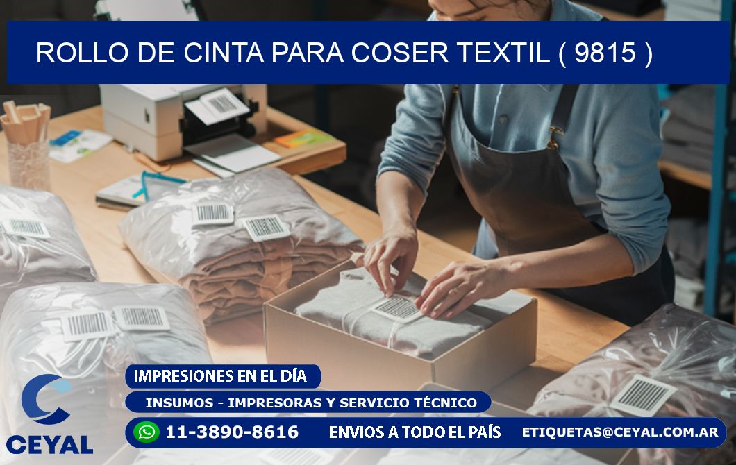 ROLLO DE CINTA PARA COSER TEXTIL ( 9815 )