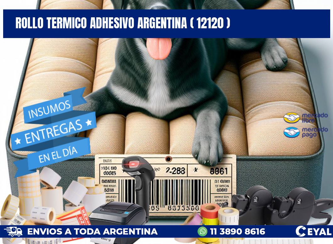 ROLLO TERMICO ADHESIVO ARGENTINA ( 12120 )