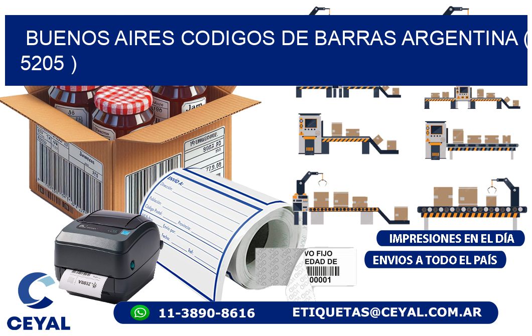 buenos aires codigos de barras argentina ( 5205 )