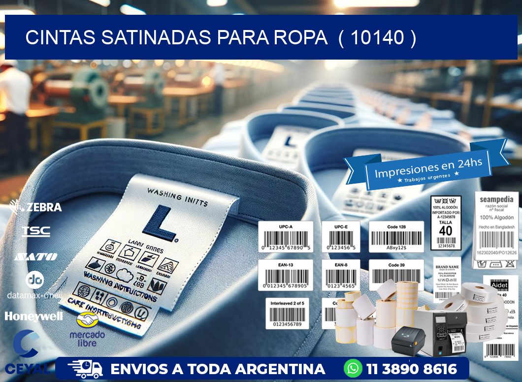 cintas satinadas para ropa ( 10140 )