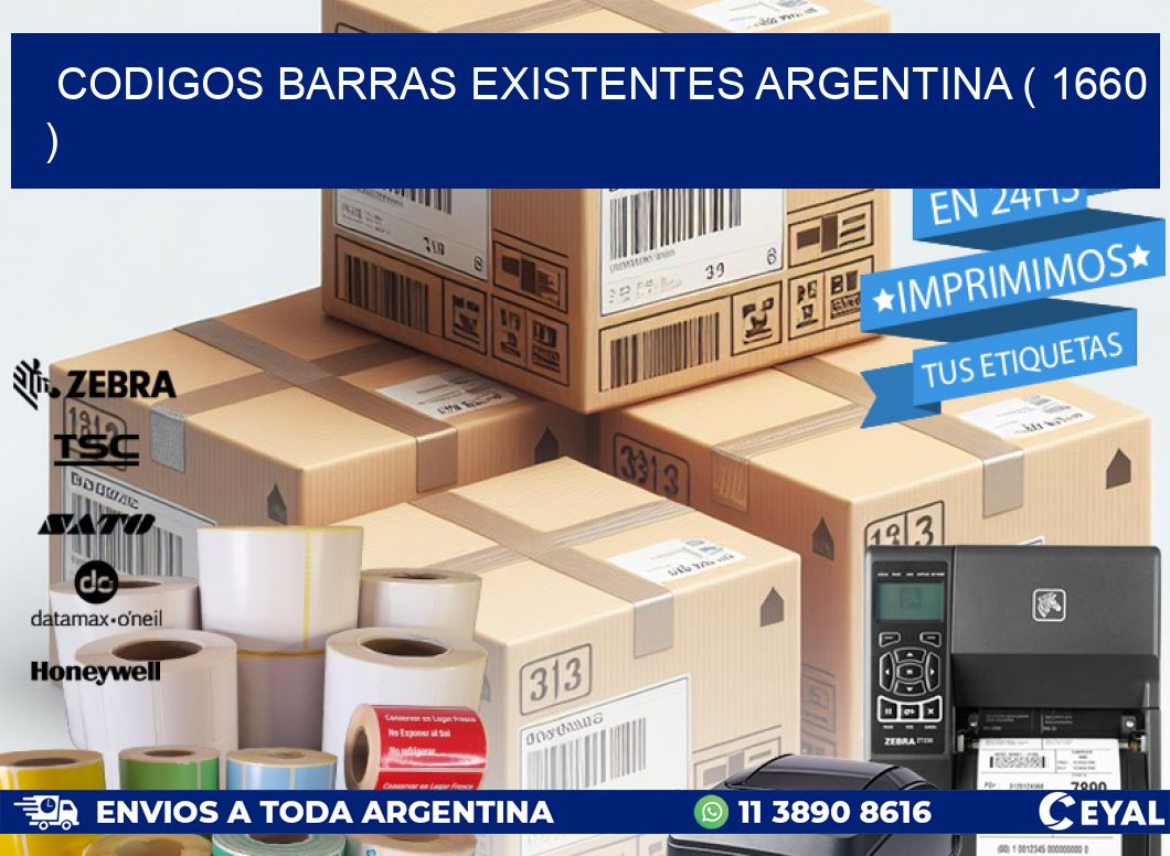 codigos barras existentes argentina ( 1660 )