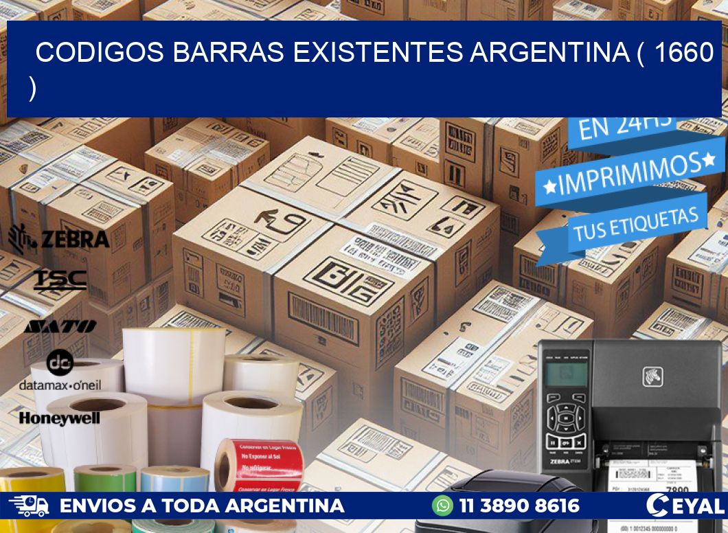 codigos barras existentes argentina ( 1660 )