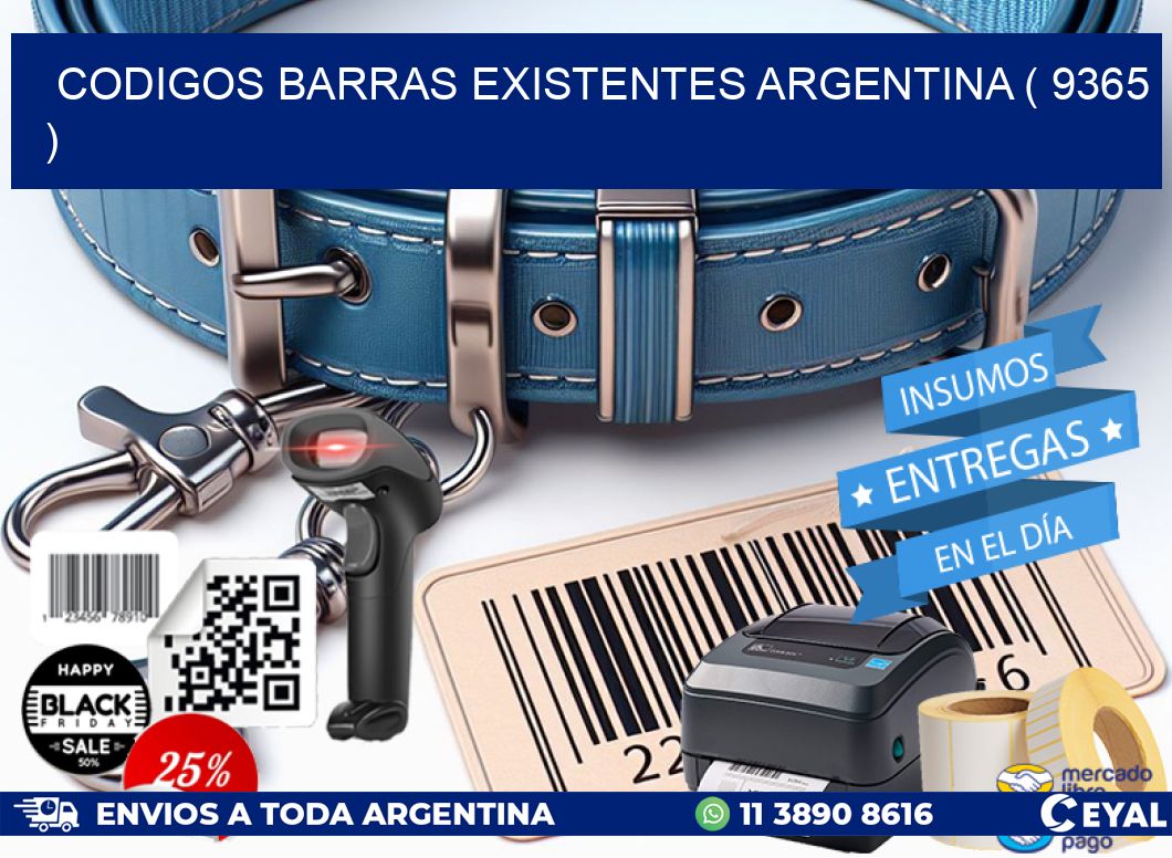 codigos barras existentes argentina ( 9365 )