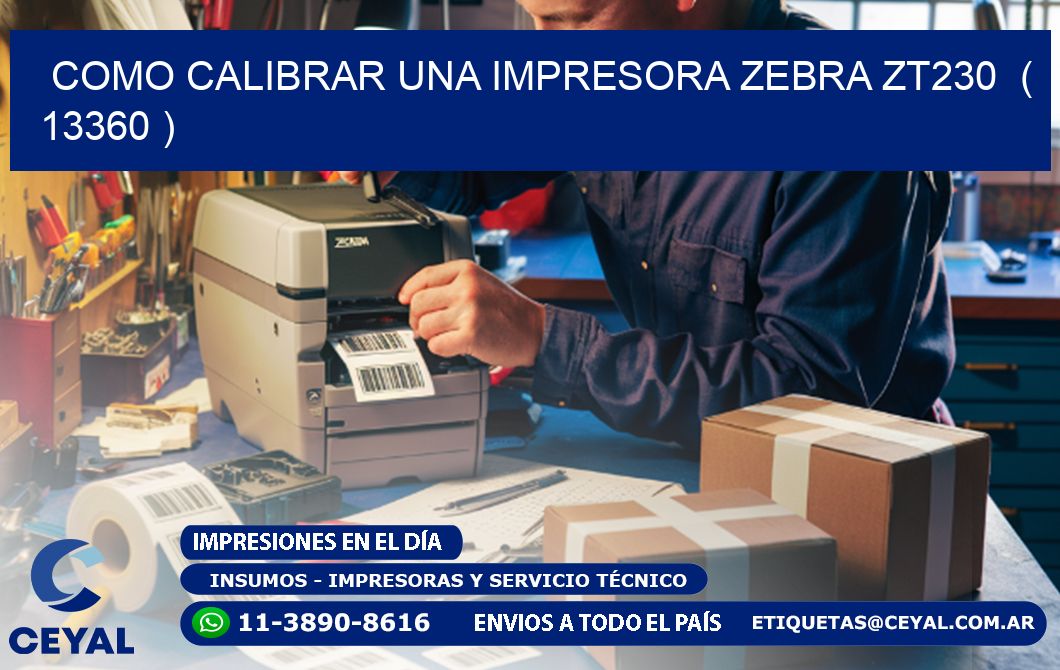 como calibrar una impresora zebra zt230 ( 13360 )