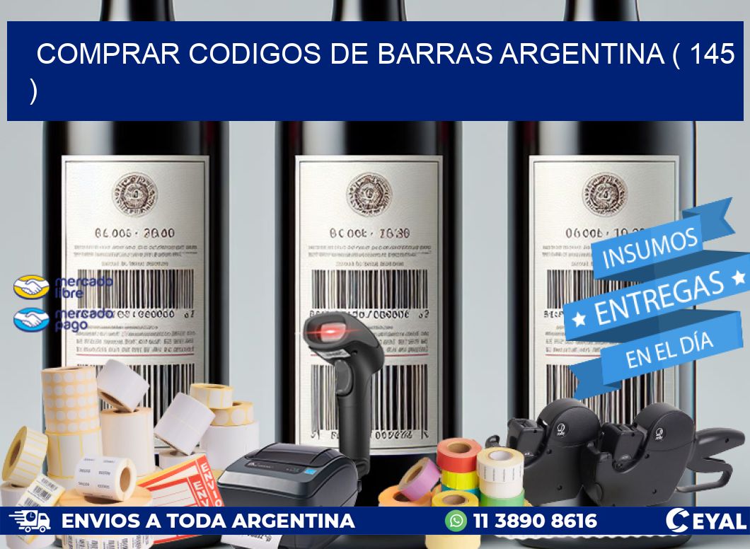 comprar codigos de barras argentina ( 145 )