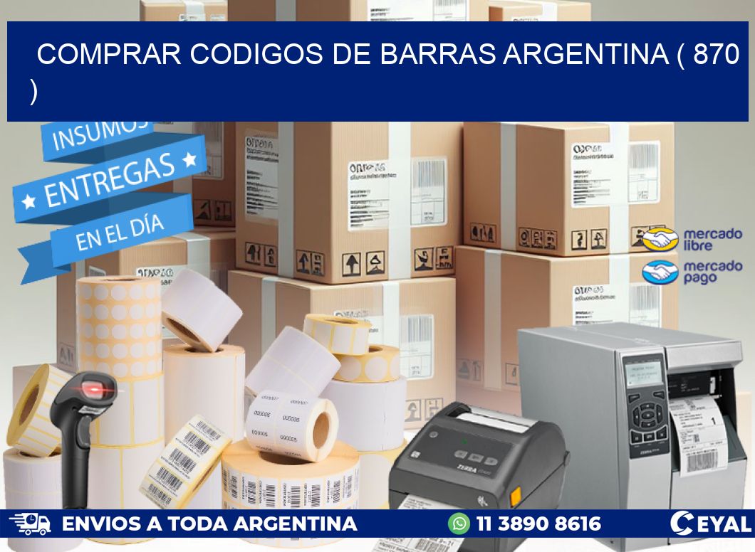 comprar codigos de barras argentina ( 870 )