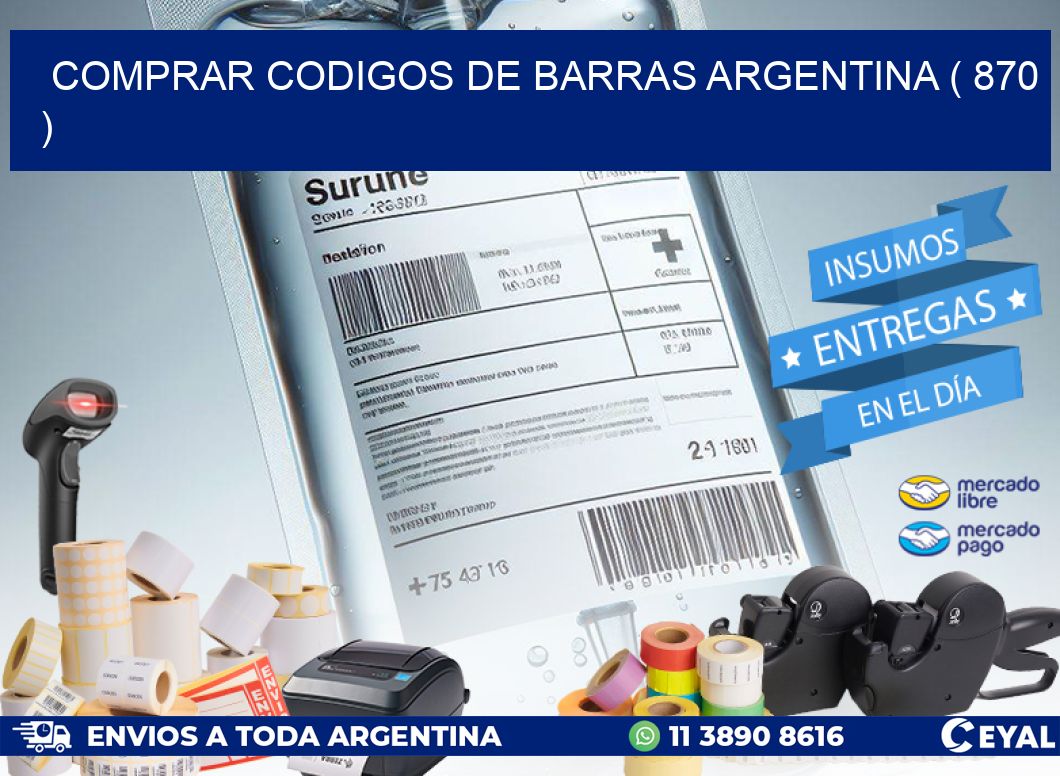 comprar codigos de barras argentina ( 870 )