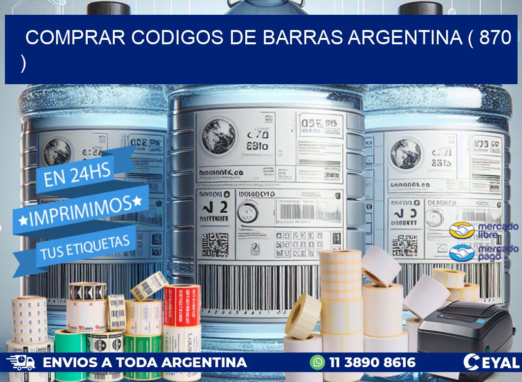 comprar codigos de barras argentina ( 870 )