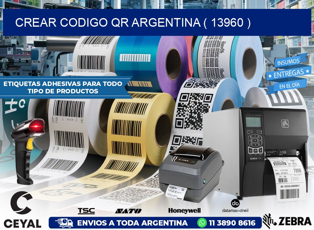 crear codigo qr argentina ( 13960 )