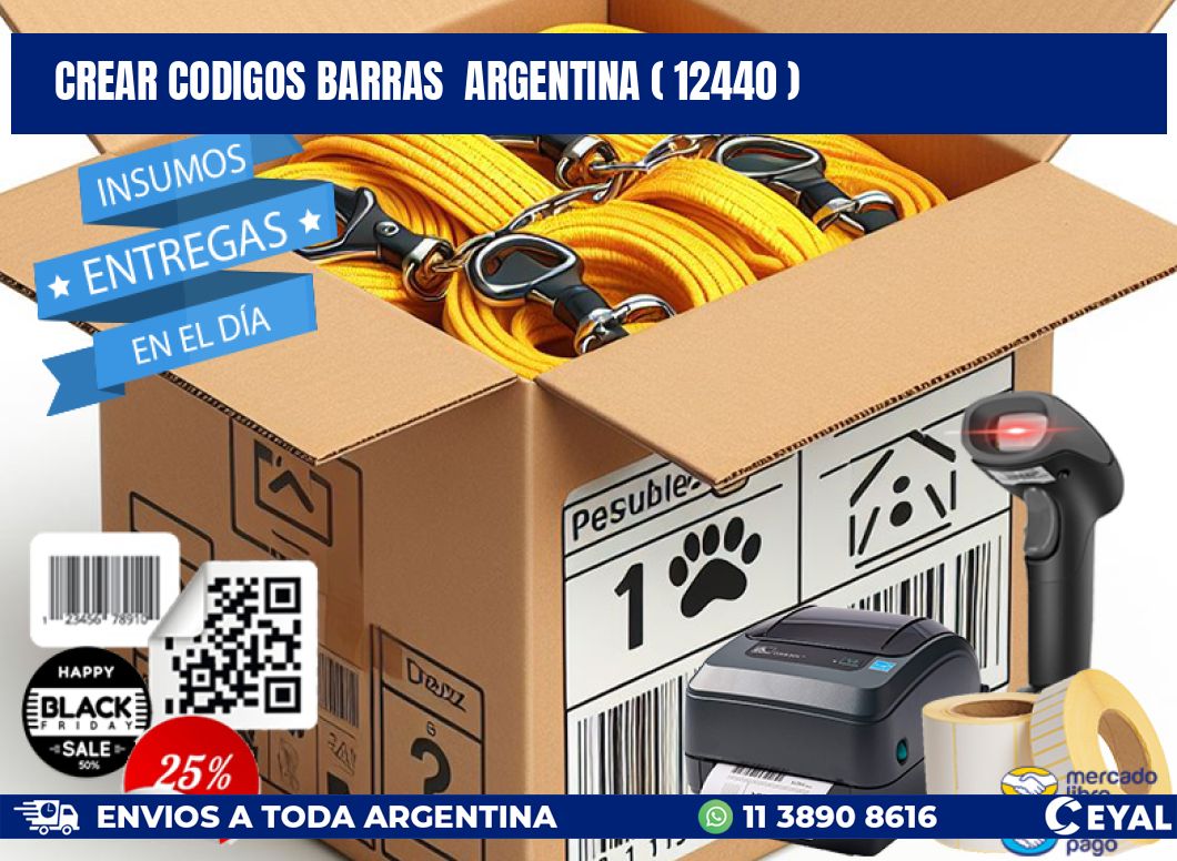 crear codigos barras  argentina ( 12440 )