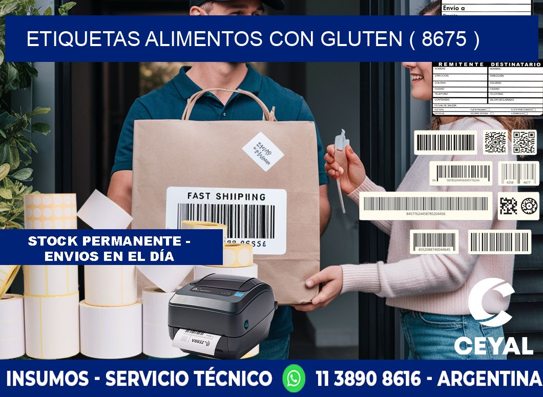 etiquetas alimentos con gluten ( 8675 )