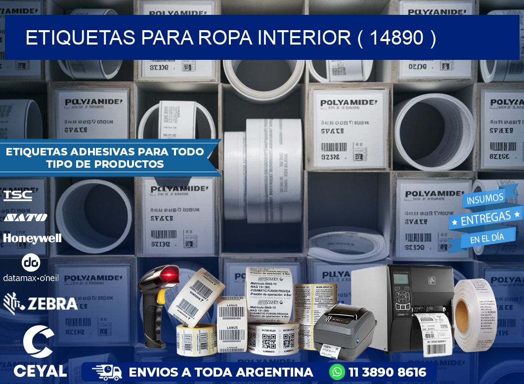 etiquetas para ropa interior ( 14890 )