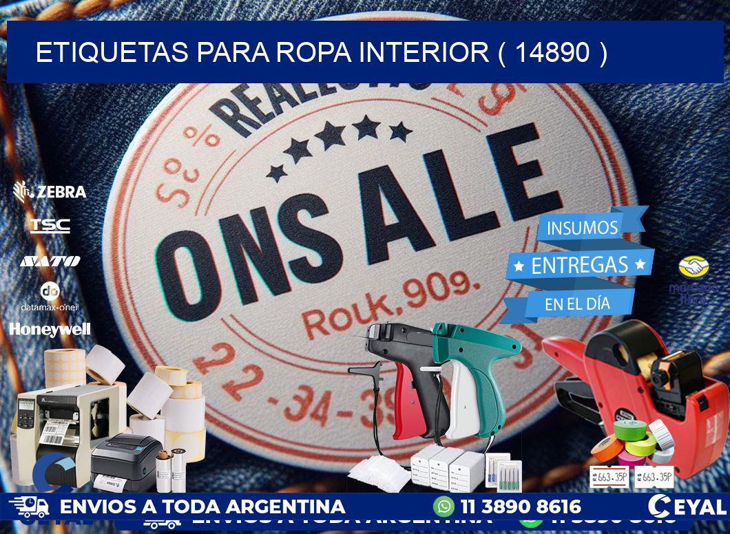 etiquetas para ropa interior ( 14890 )