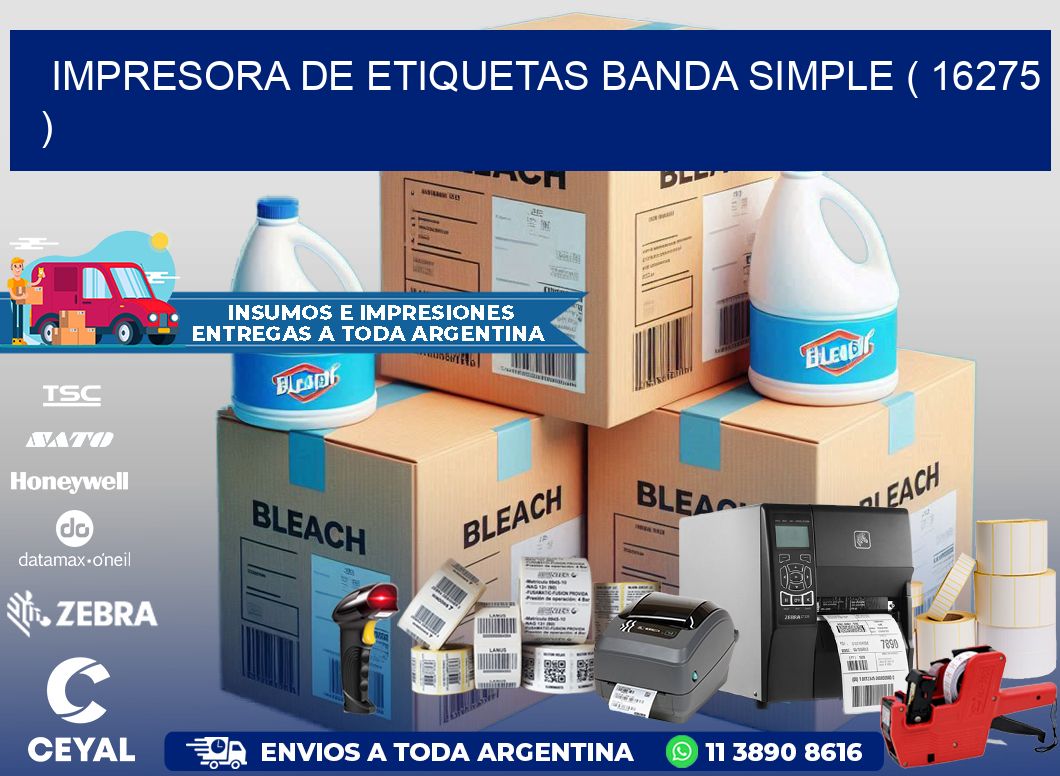 impresora de etiquetas banda simple ( 16275 )