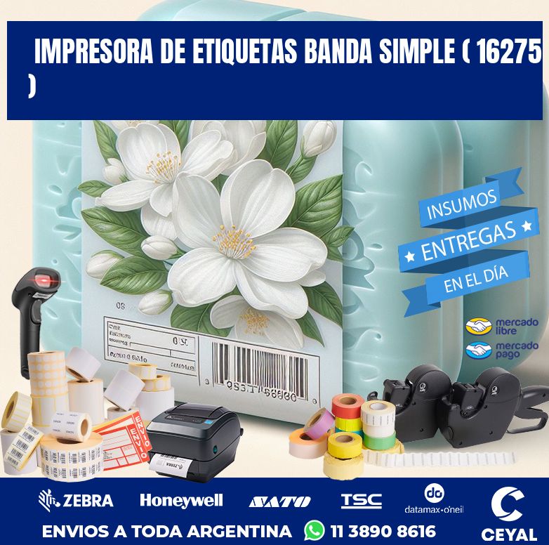 impresora de etiquetas banda simple ( 16275 )