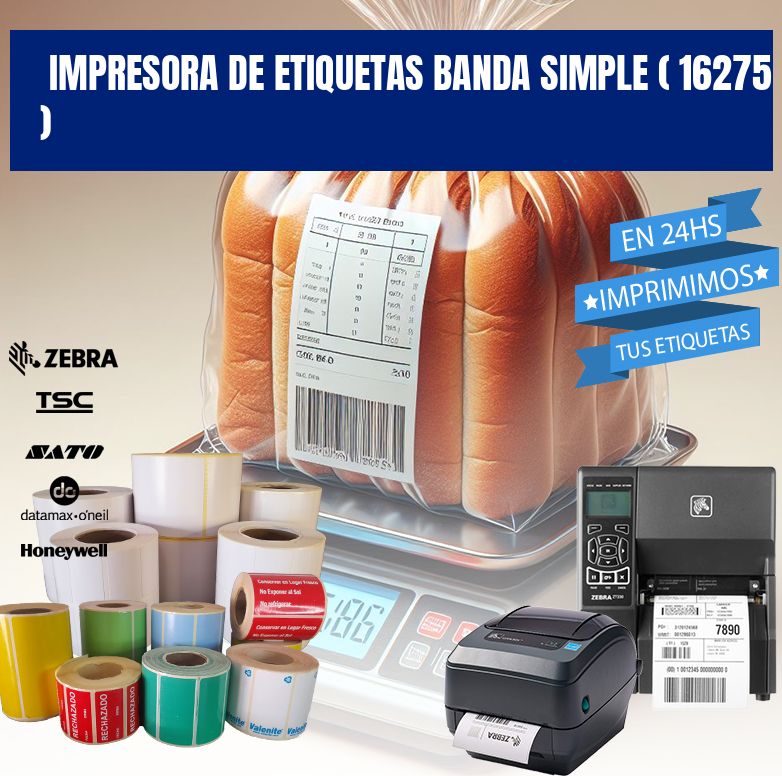 impresora de etiquetas banda simple ( 16275 )