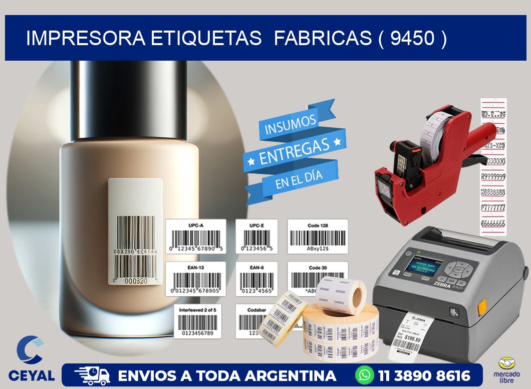 impresora etiquetas  fabricas ( 9450 )