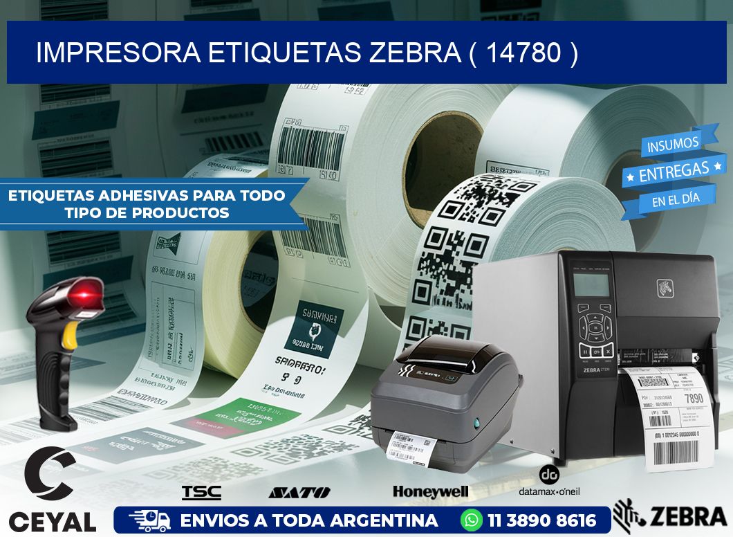 impresora etiquetas zebra ( 14780 )