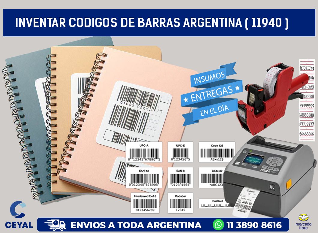 inventar codigos de barras argentina ( 11940 )
