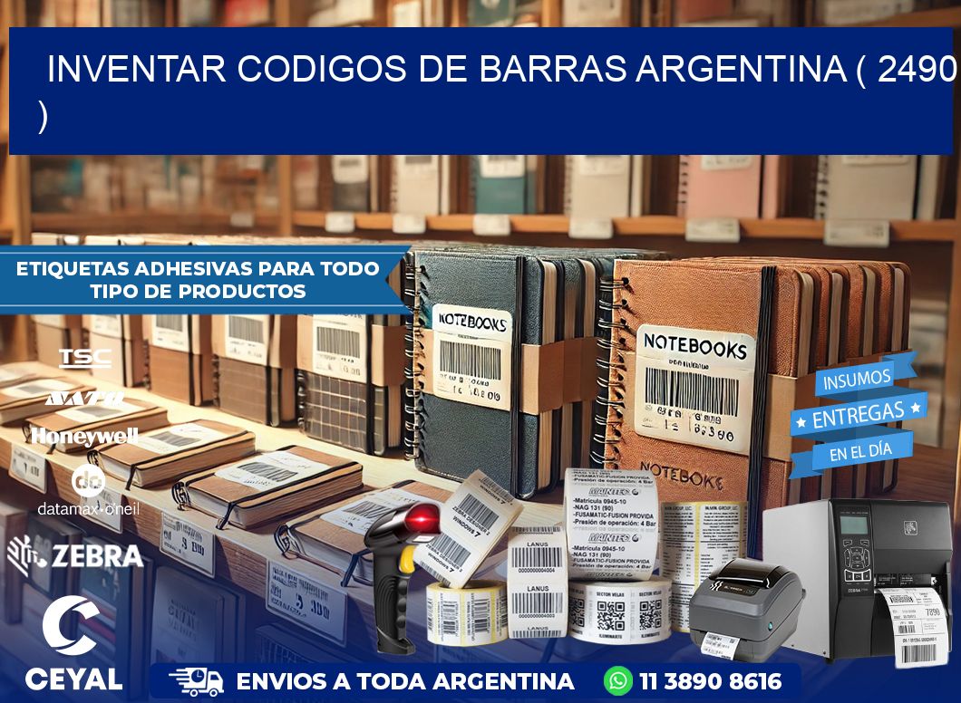 inventar codigos de barras argentina ( 2490 )