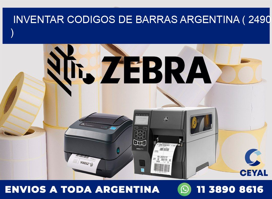 inventar codigos de barras argentina ( 2490 )