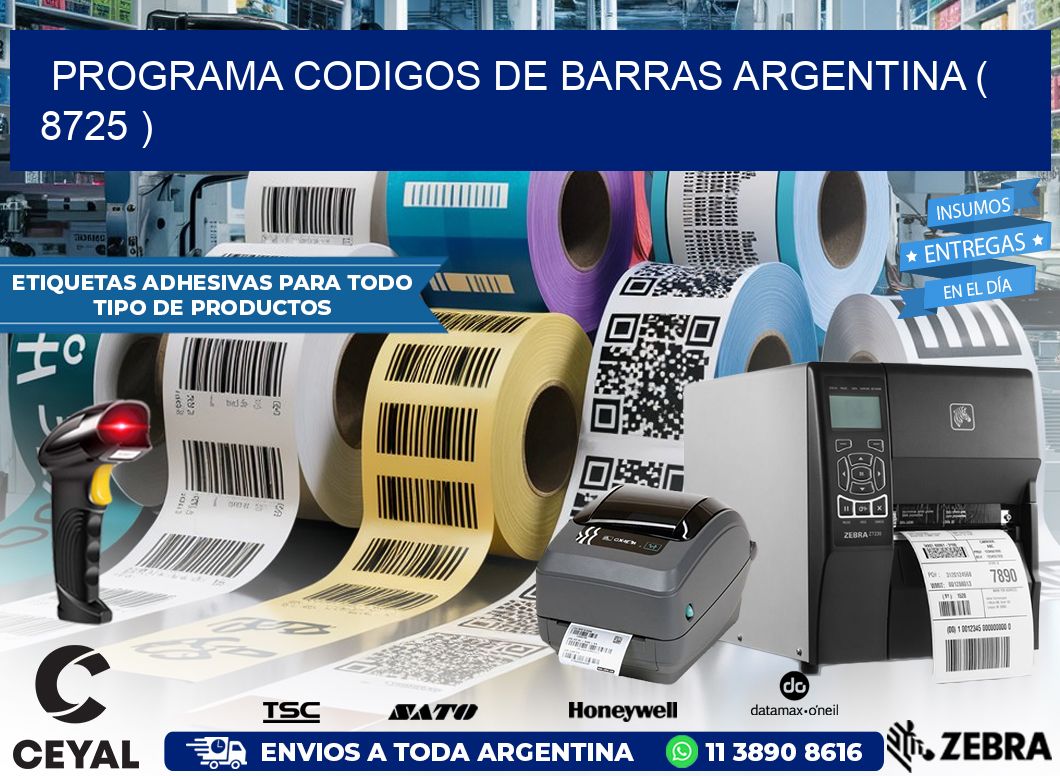programa codigos de barras argentina ( 8725 )