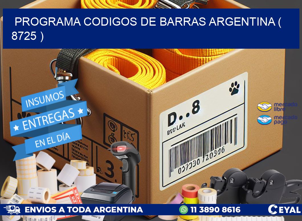 programa codigos de barras argentina ( 8725 )