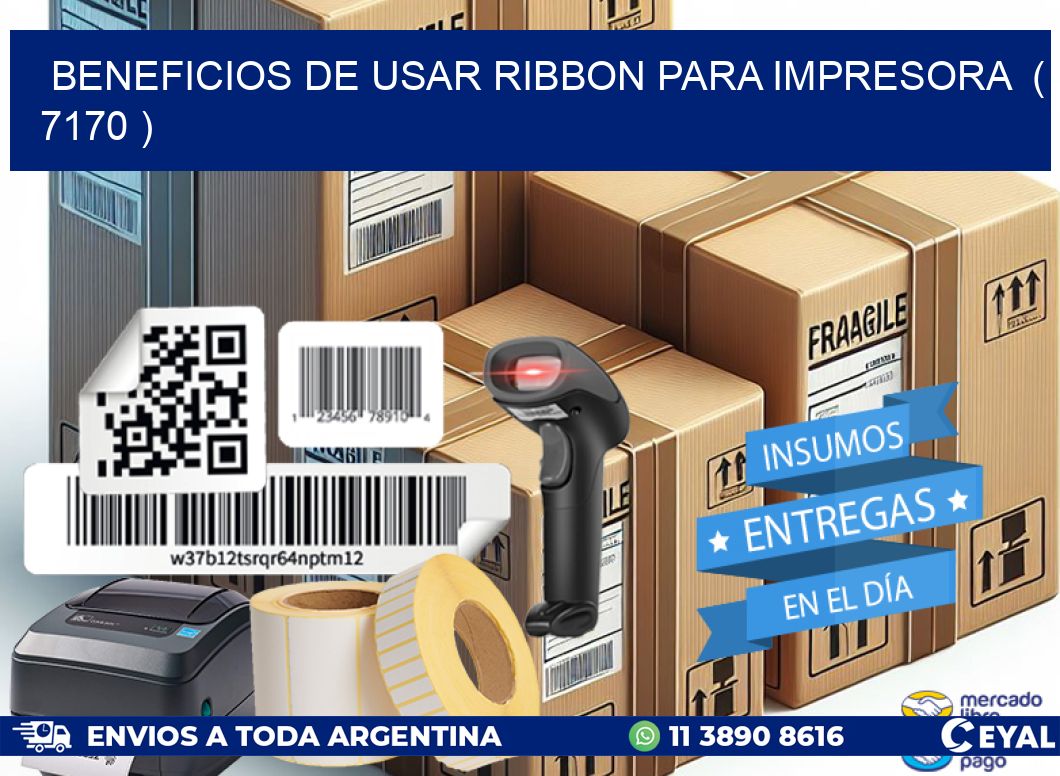 BENEFICIOS DE USAR RIBBON PARA IMPRESORA ( 7170 )
