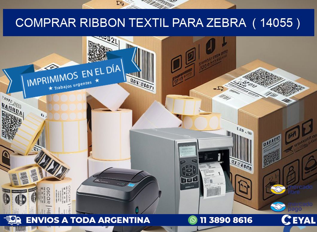 COMPRAR RIBBON TEXTIL PARA ZEBRA ( 14055 )