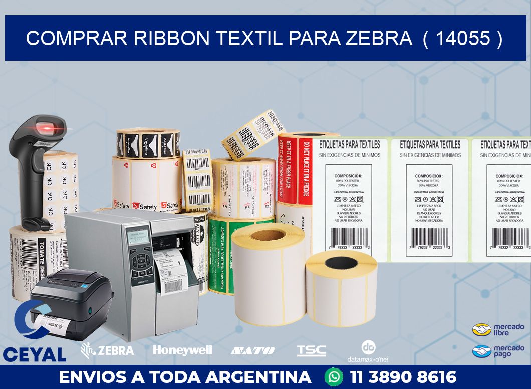 COMPRAR RIBBON TEXTIL PARA ZEBRA ( 14055 )