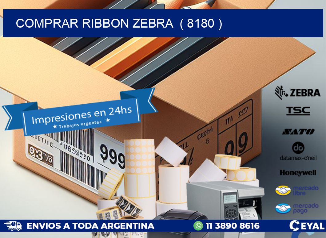 COMPRAR RIBBON ZEBRA ( 8180 )