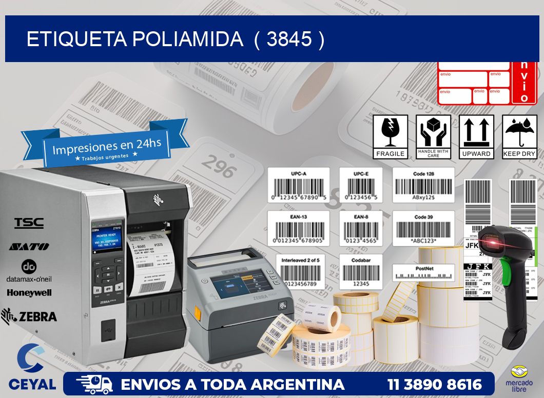 ETIQUETA POLIAMIDA ( 3845 )
