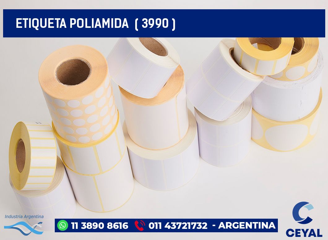 ETIQUETA POLIAMIDA ( 3990 )