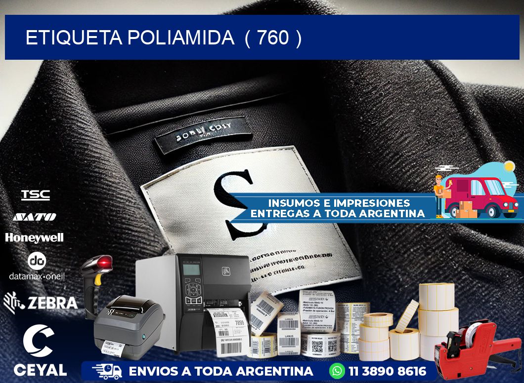ETIQUETA POLIAMIDA ( 760 )