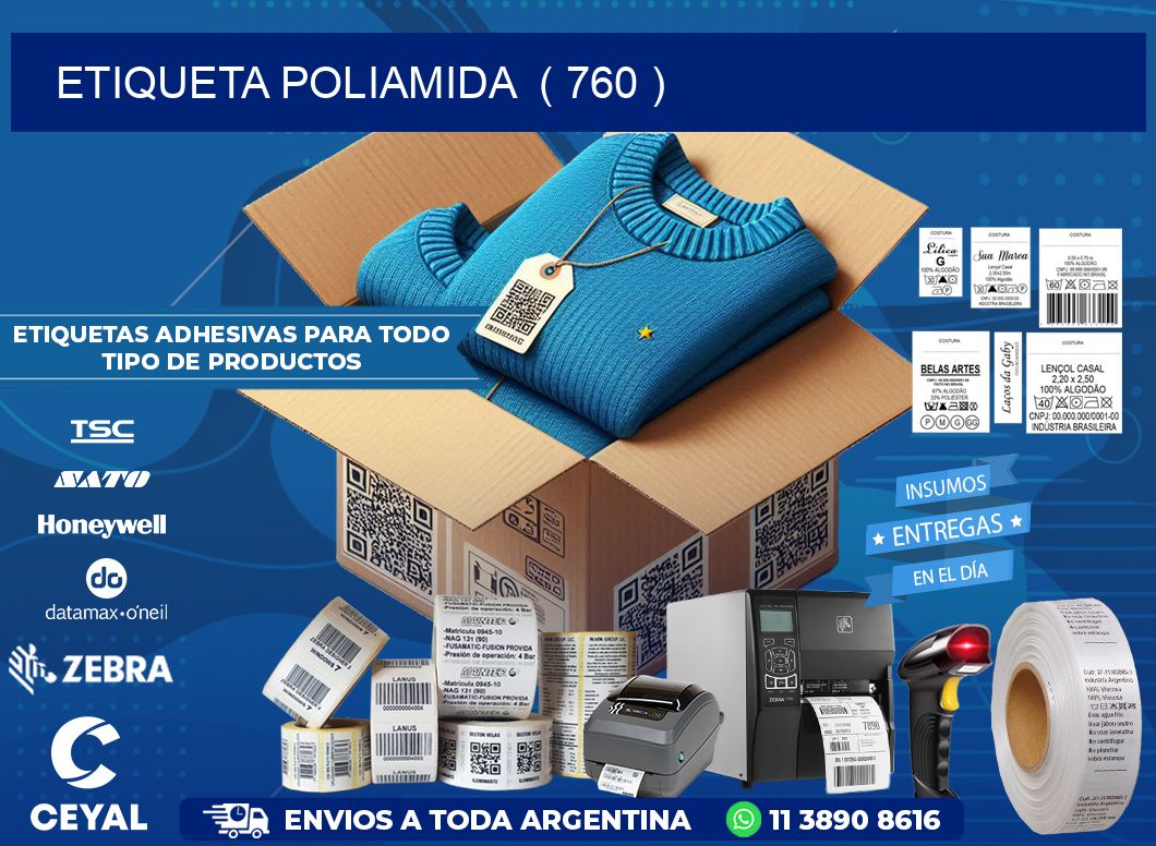 ETIQUETA POLIAMIDA ( 760 )