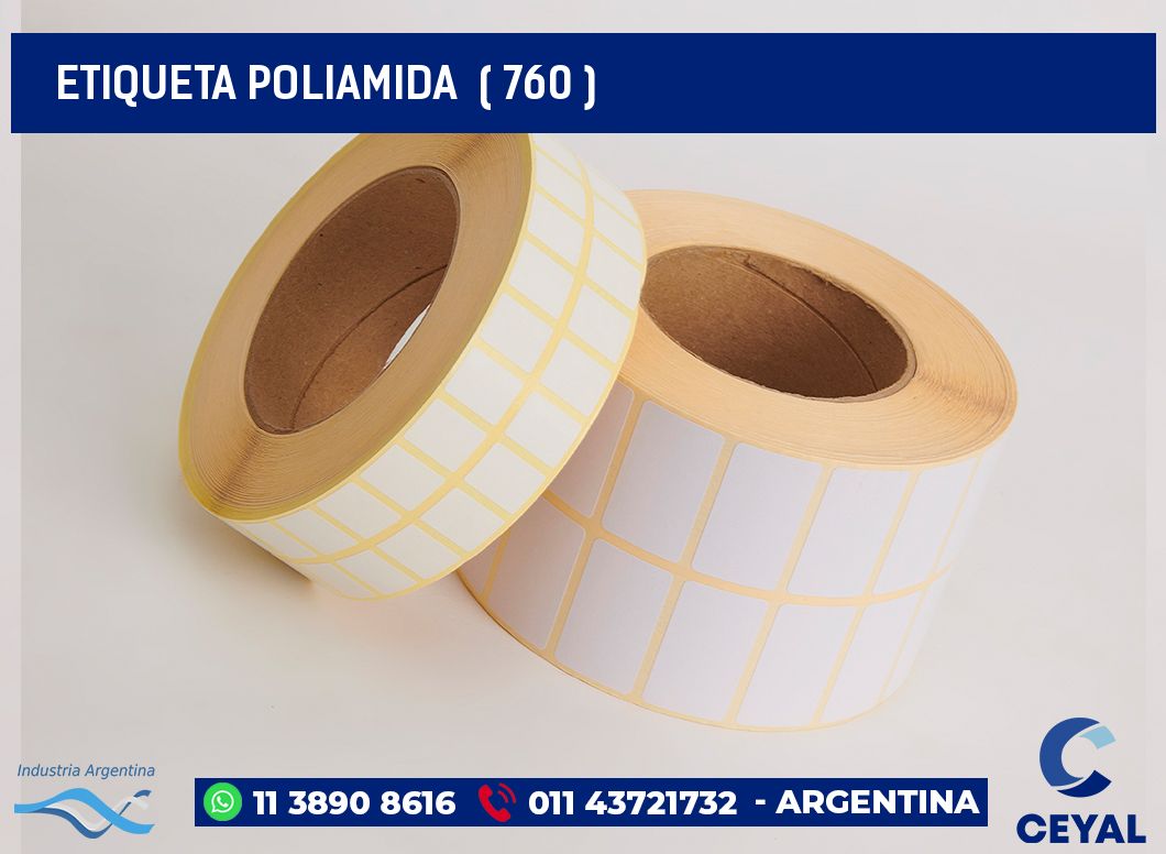 ETIQUETA POLIAMIDA ( 760 )