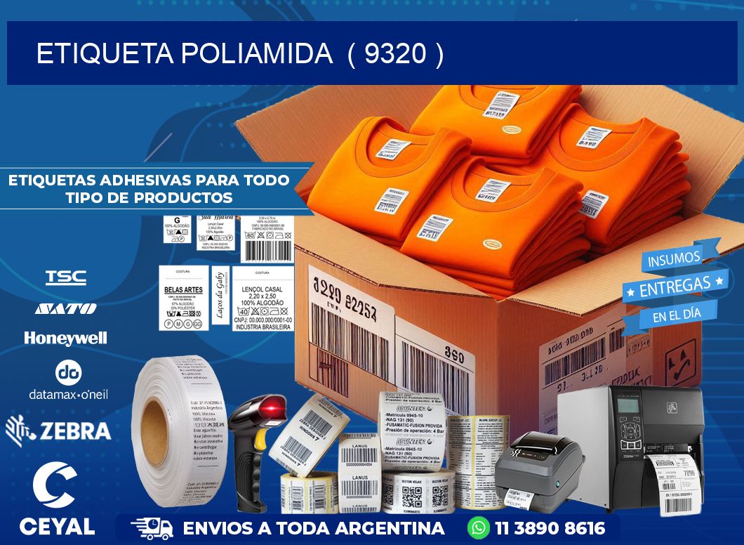 ETIQUETA POLIAMIDA ( 9320 )