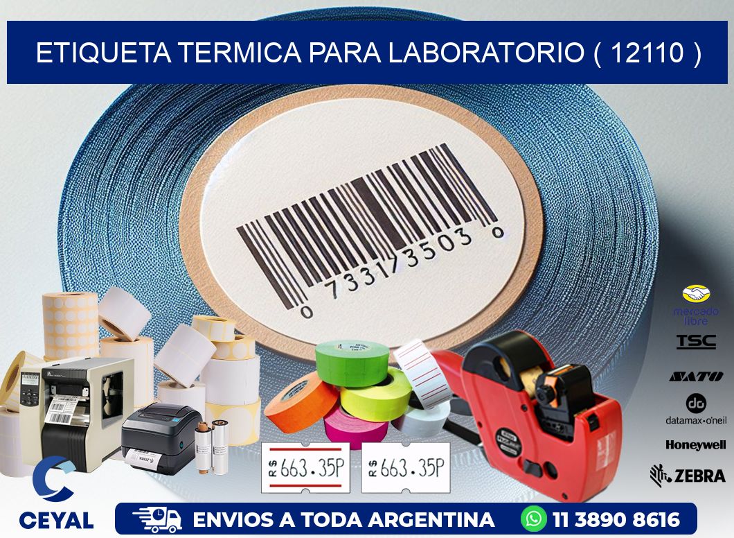 ETIQUETA TERMICA PARA LABORATORIO ( 12110 )