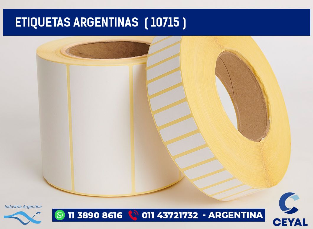 ETIQUETAS ARGENTINAS ( 10715 )