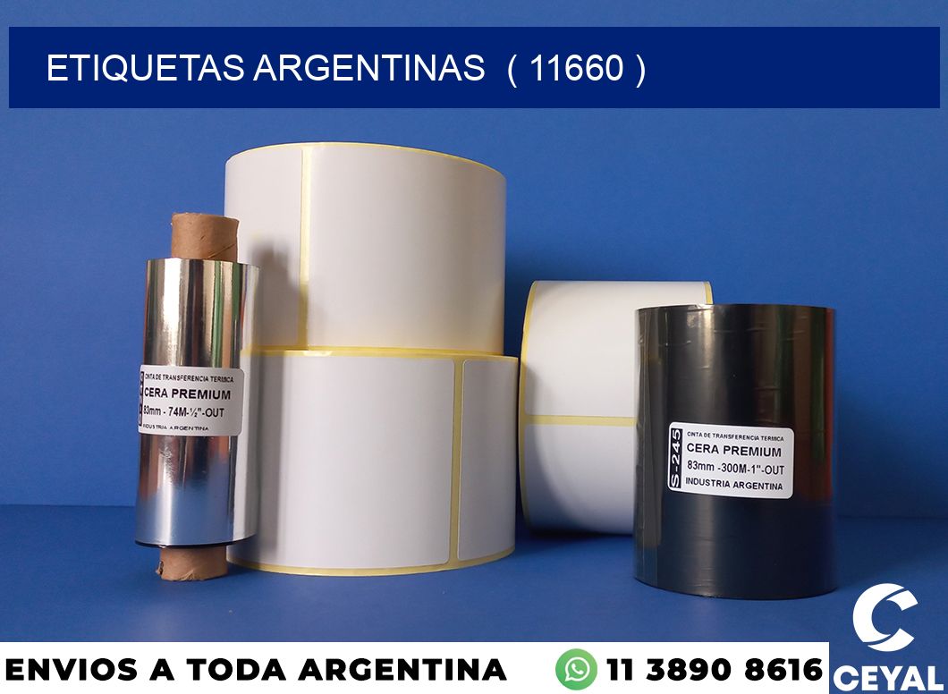 ETIQUETAS ARGENTINAS ( 11660 )
