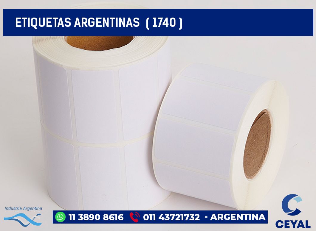 ETIQUETAS ARGENTINAS ( 1740 )