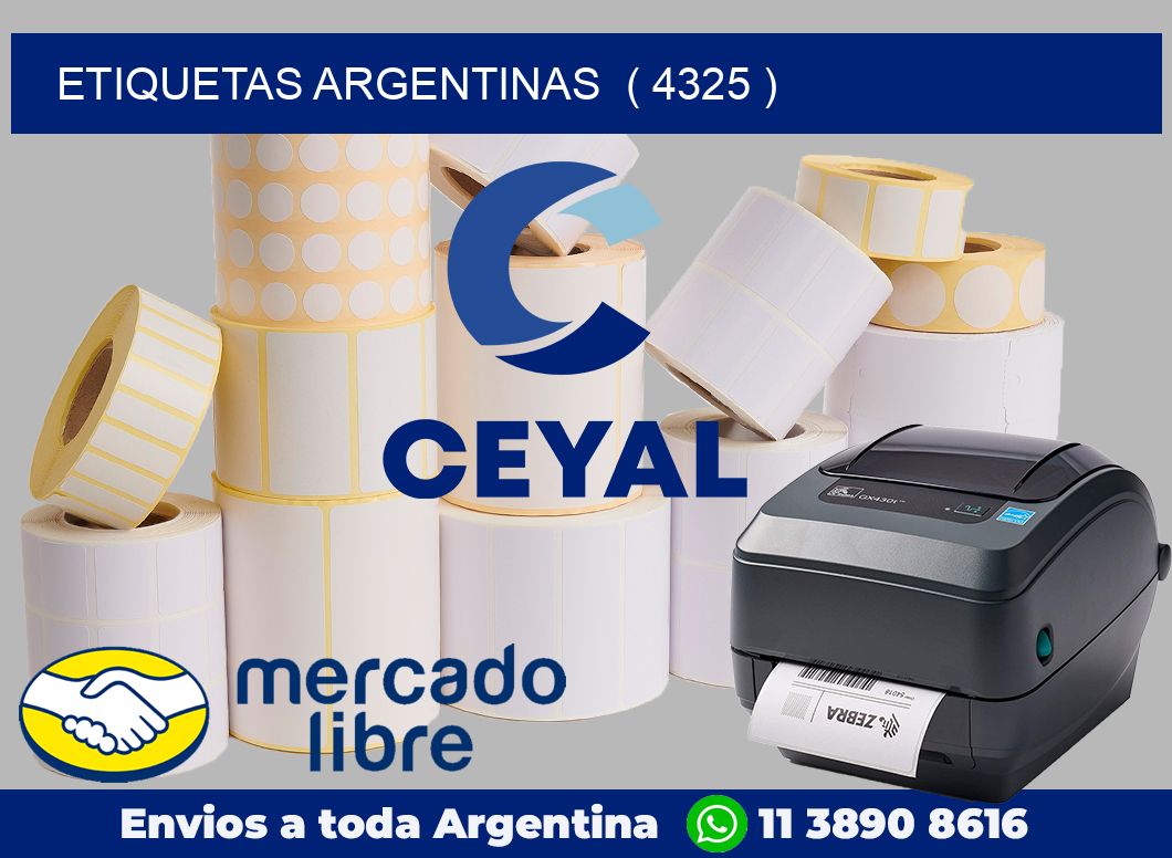 ETIQUETAS ARGENTINAS ( 4325 )
