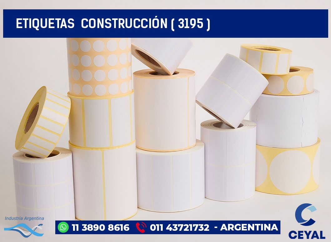 ETIQUETAS CONSTRUCCIÓN ( 3195 )