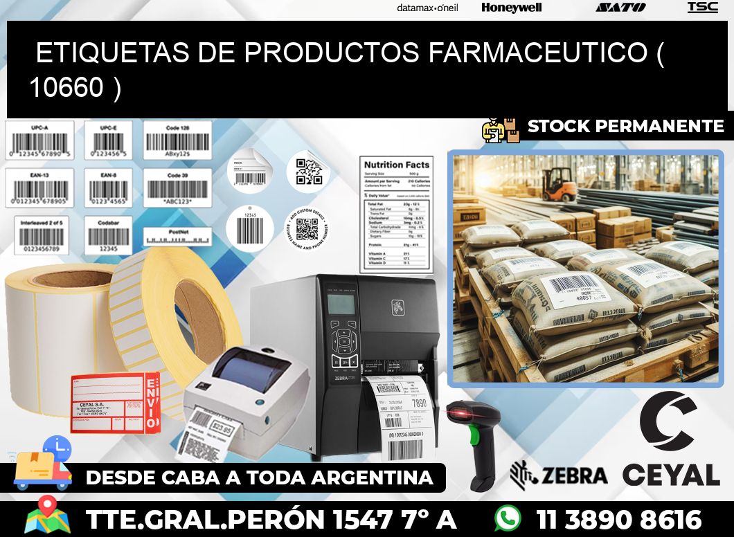 ETIQUETAS DE PRODUCTOS FARMACEUTICO ( 10660 )