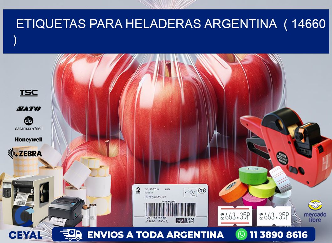 ETIQUETAS PARA HELADERAS ARGENTINA  ( 14660 )