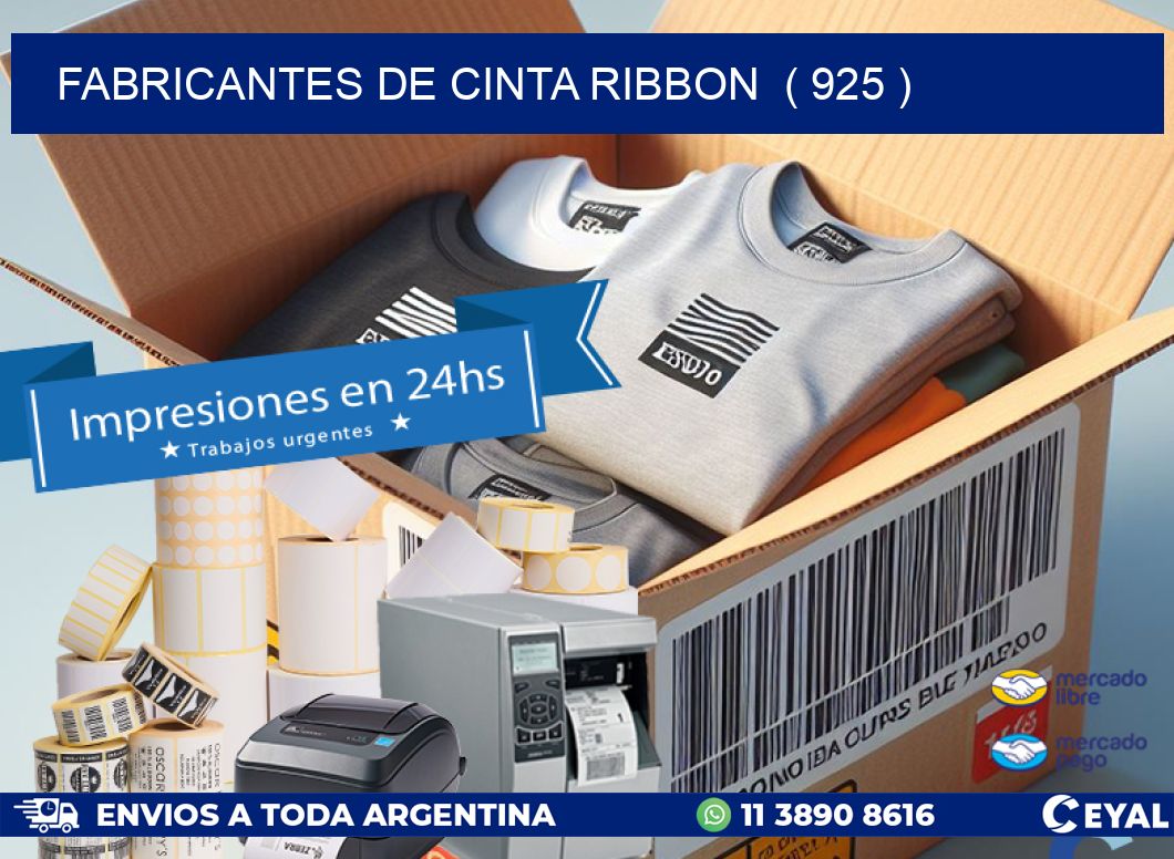 FABRICANTES DE CINTA RIBBON ( 925 )